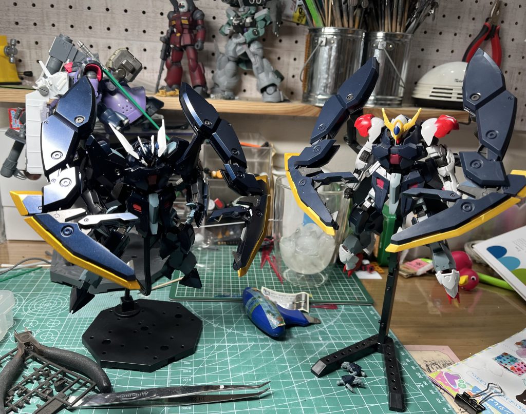 パチ組の写真が一枚もなかった、、、w1個目は速攻ミキシングに2個目は仮組せずに塗装しました、、、