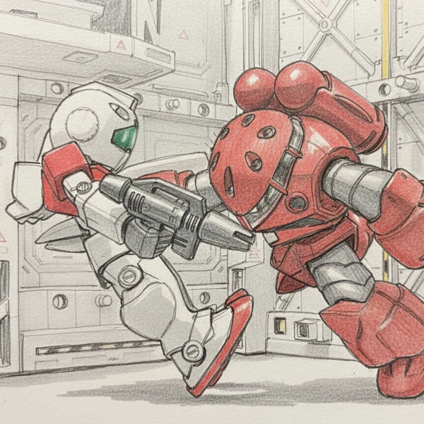 コンバージに躍動感を！シャアズゴ@ジャブローの考察