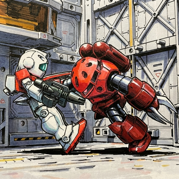 コンバージに躍動感を！シャアズゴ@ジャブローの考察