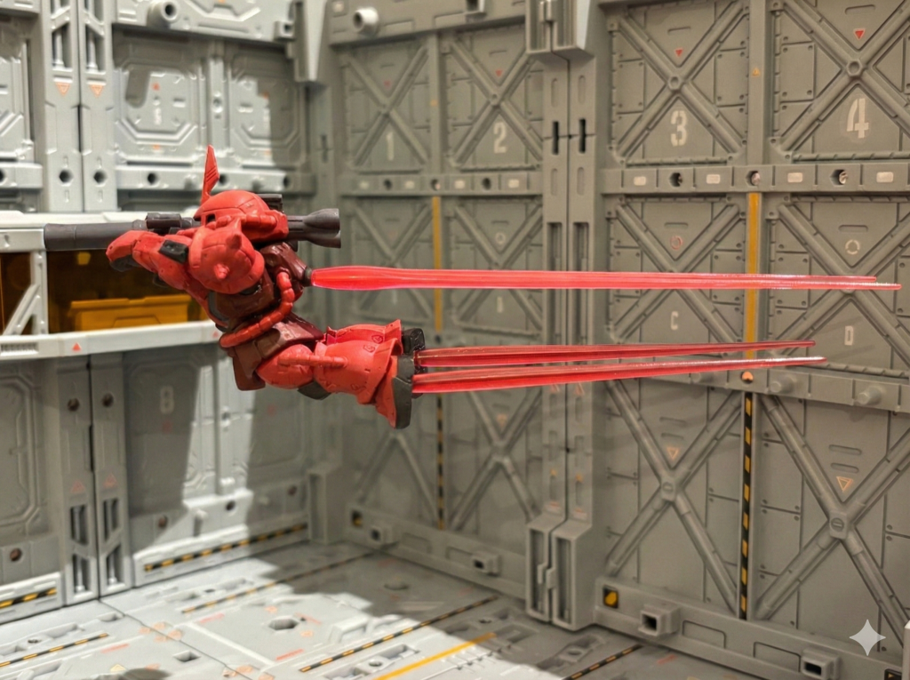 ただ、4個のエフェクトが全部同じ平行になるようにつけるのがダルかったけどね…