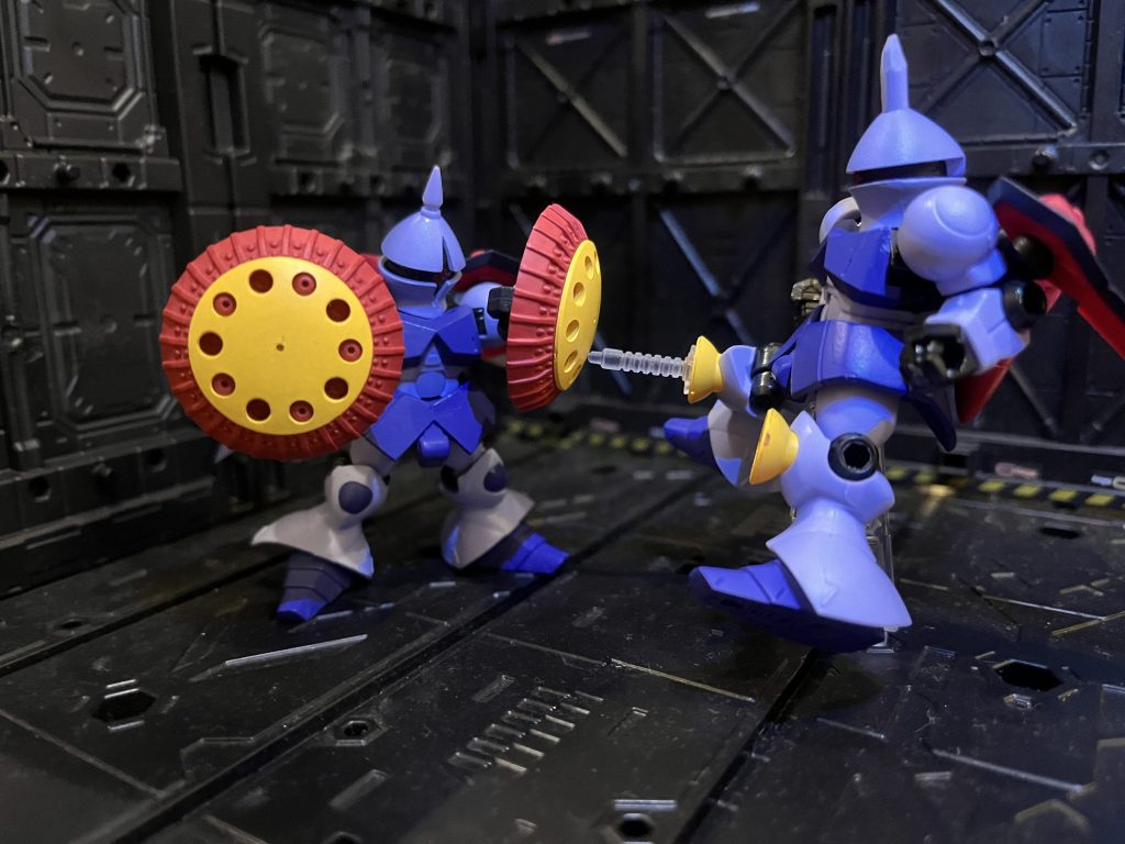 ギャギャンギャン最後の武装はドリルニーです！！ビームサーベルをここにつけたのはこれがやりたかったから！