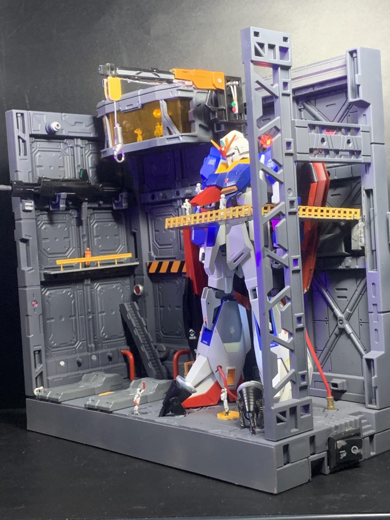 斜め下からのショット。