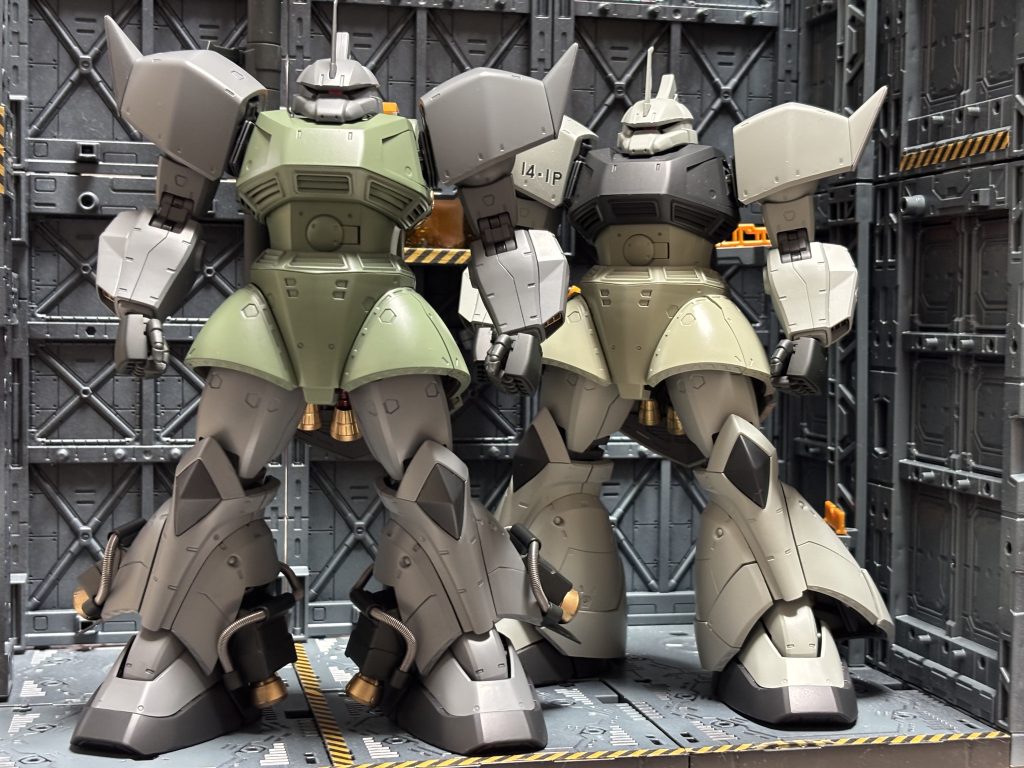 高機動試験用とツーショット股関節前方と下方は移動したので若干足長