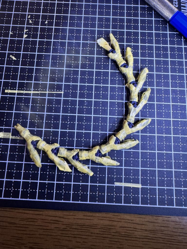 マスキングは半日かかりました〜目が、しょぼしょぼですw