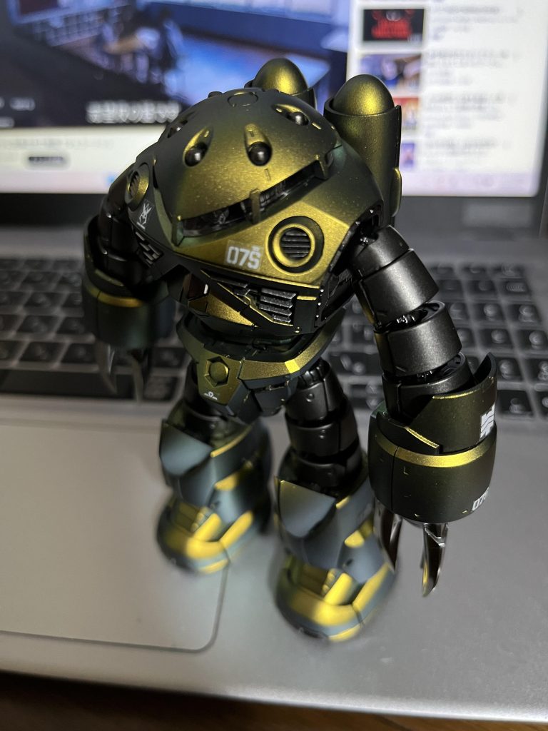 RGズゴック初めて作ったけど結構出来良いですよね？MSジョイント有りますが…