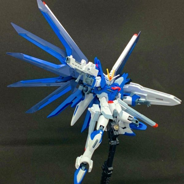 仮組み立て終了。きれいな状態でのライジングフリーダム見納め。（2枚目）