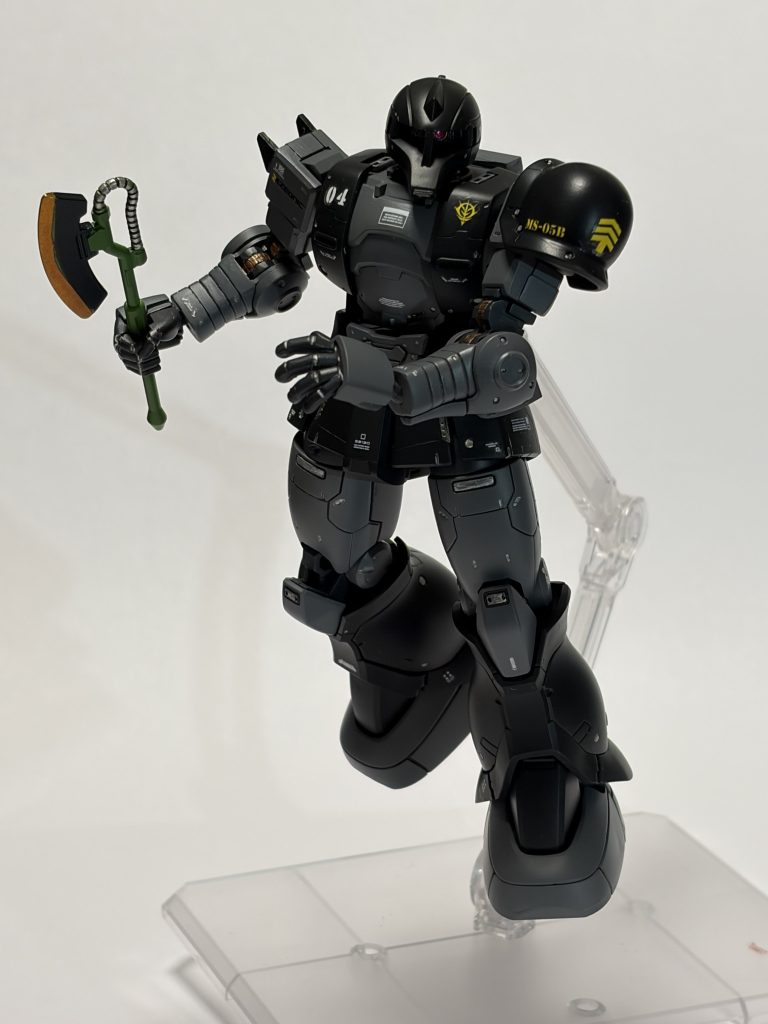 ヒートホークは赤熱時を再現しました。