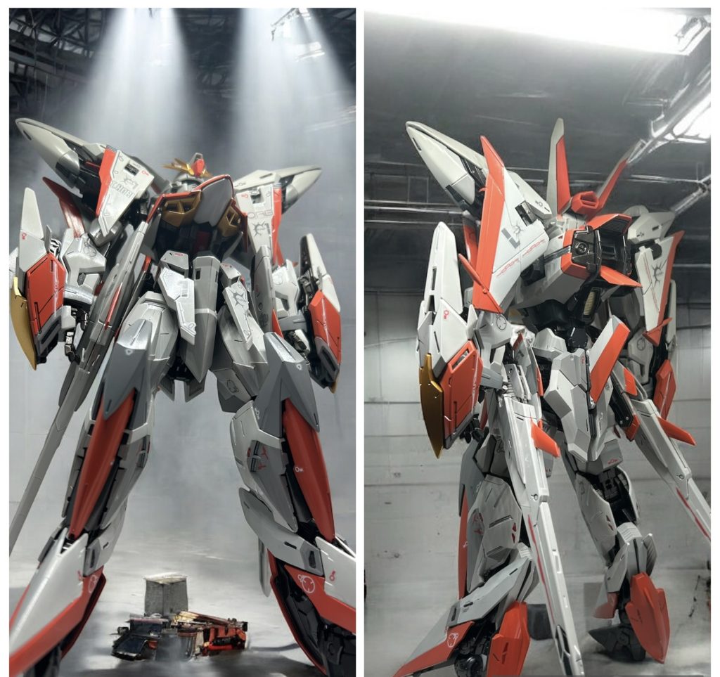 カラーリングはマクロスのヴァルキリーシリーズを参考にしてます。なんか胸部の作りがソレっぽいかなと。