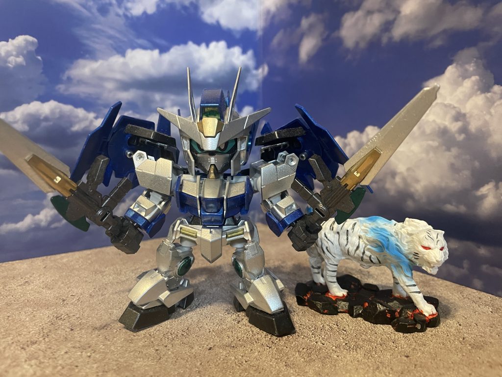 パワーアップ前^_^今回のカラーリングはシルバーとブルーメタルです！