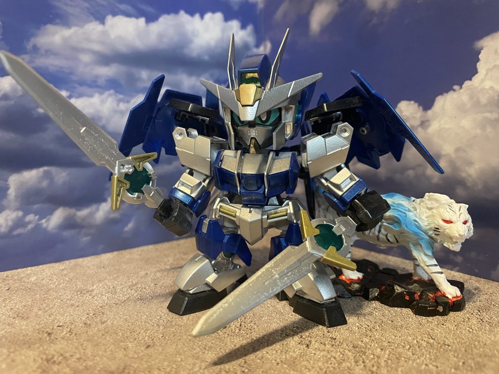 ソードを構えて！個人的にこのソードの形状かなりツボです♪