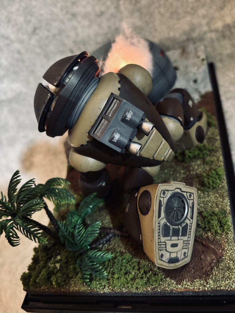 背中〜📷足裏塗ったのは見えるこちら側だけ😁