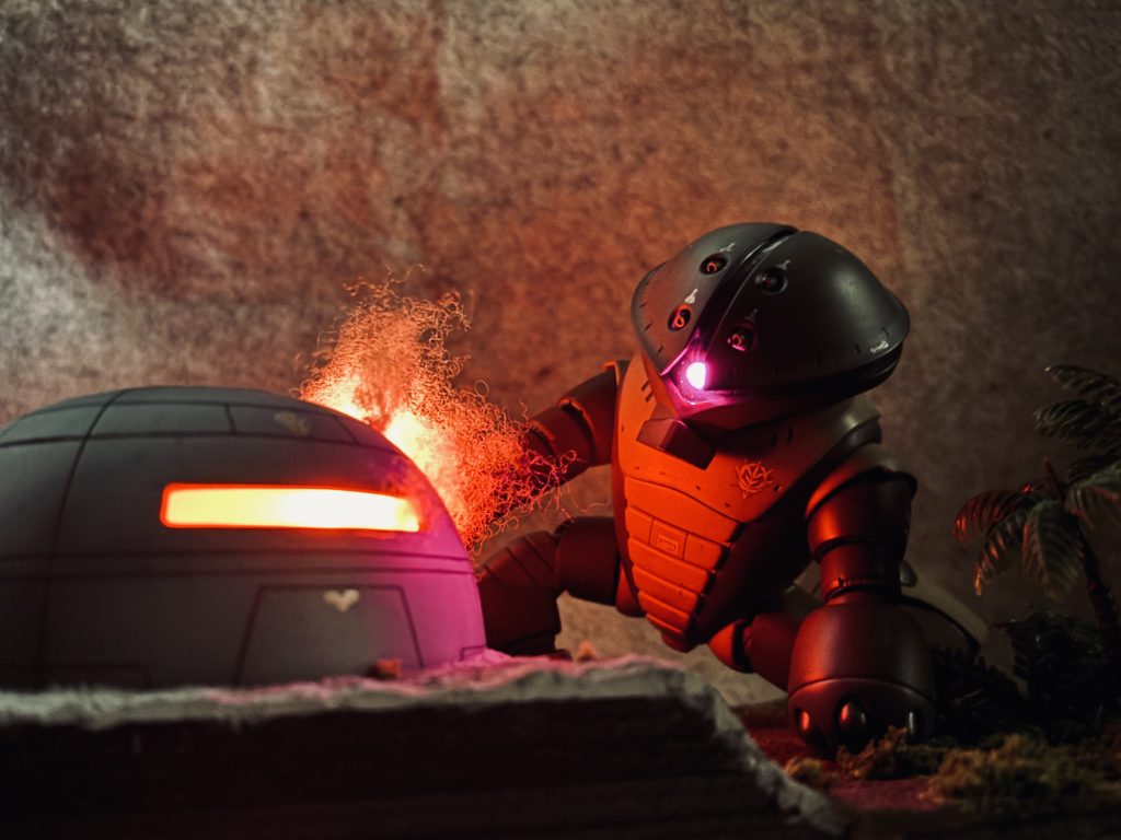 アッガイ　トーチカ破壊💥　ジオラマ🔥