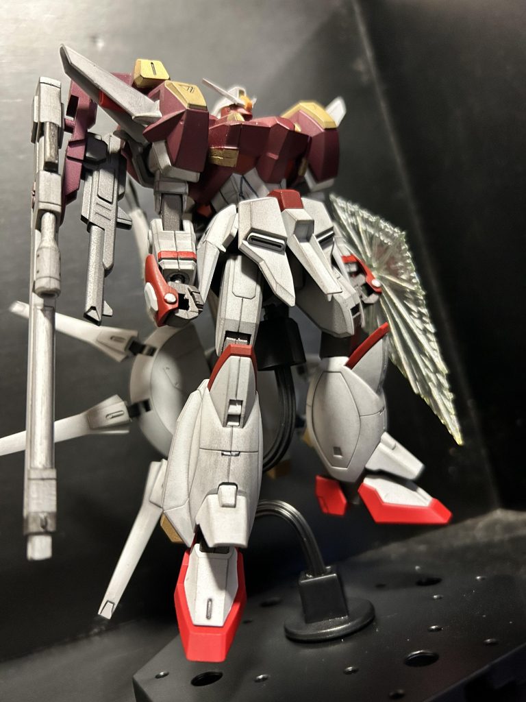 ライフルはブルデュエルのシールドのところにマウントできる様にしました。