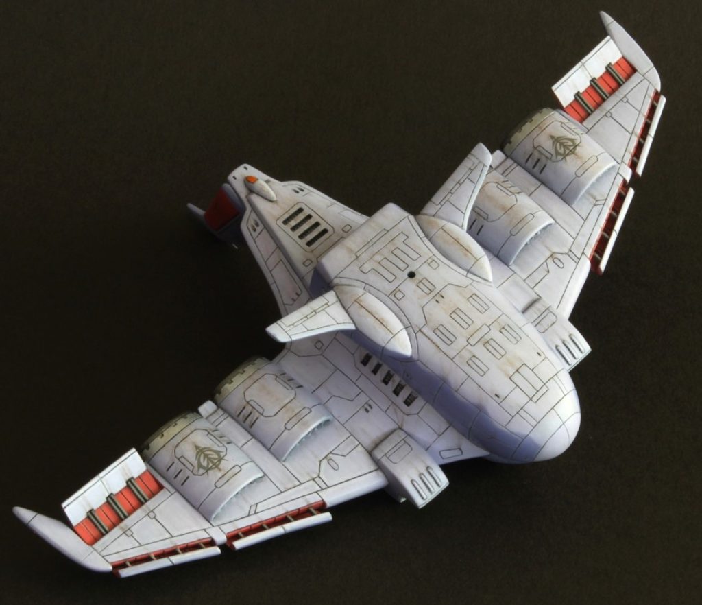 1/1200 ガウ攻撃空母 THE ORIGIN–8枚目/制作者：ベンジャミン小松