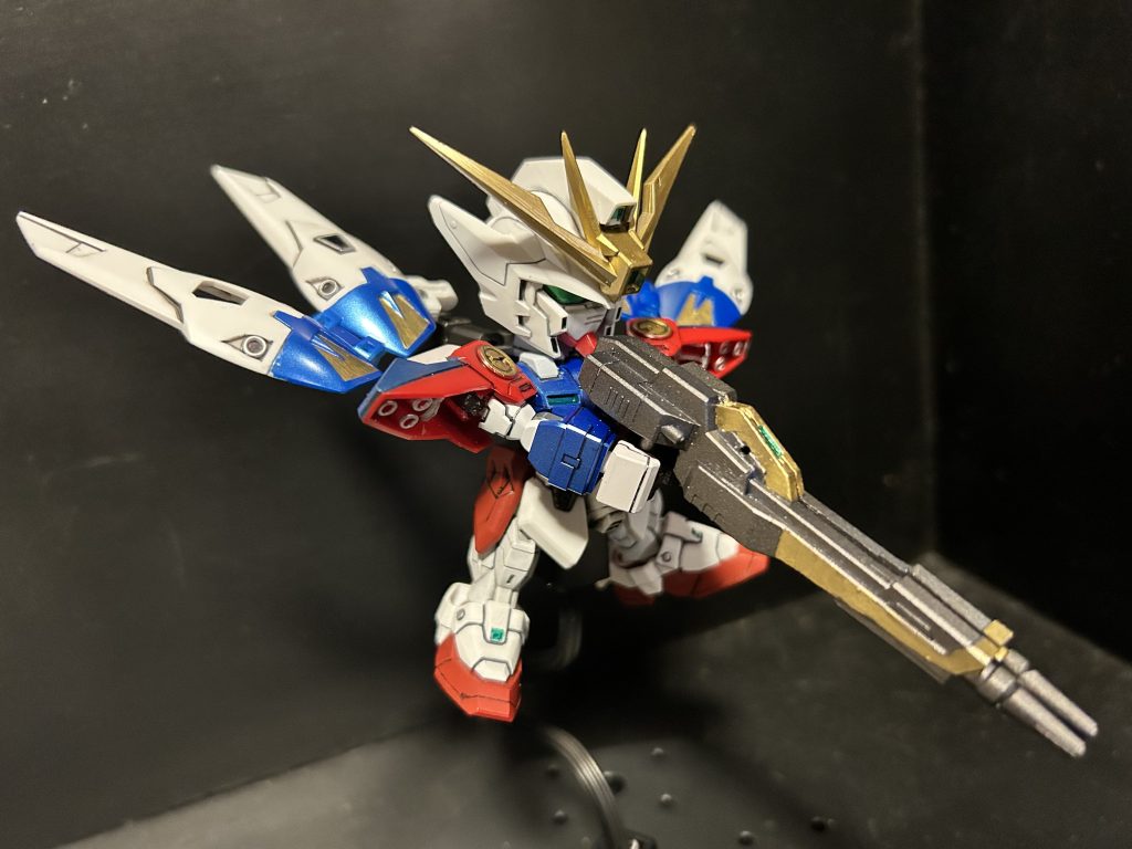 最大出力！！最近のSDはほんと良くできてるなぁ。もうちょいマスキングとか塗り分けとかキレイにできる様に練習したいです。今回も見ていただきありがとうございました。