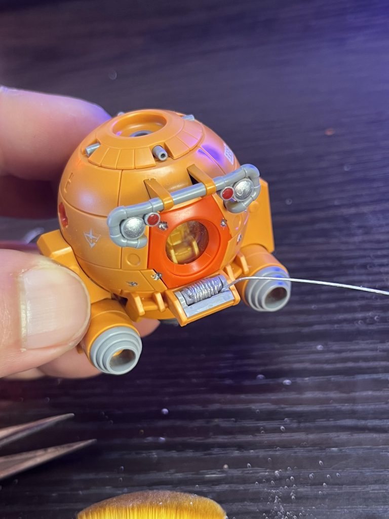 1番のこだわりポイントはウィンチを自作して本物のワイヤーに置き換えた所ですね!細かすぎてもうやりたくない、、😂