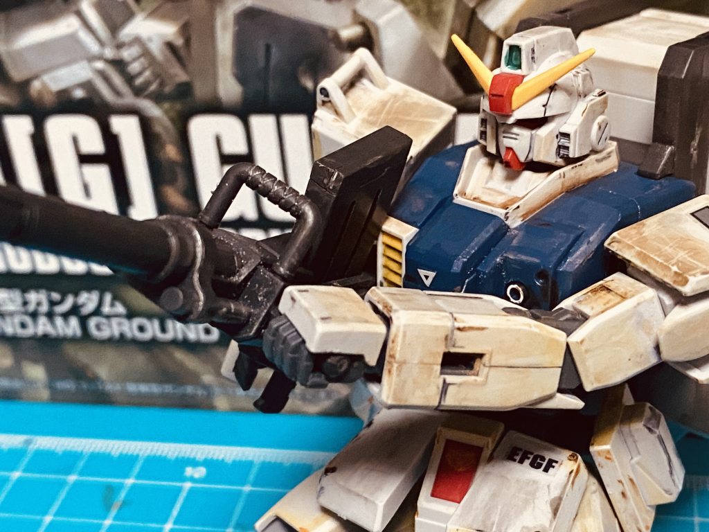 陸戦型ガンダムは、ウェザリング塗装して輝き撃ちして自分のやりたい事を上手く表現できたと思います。08小隊最高(gundam-kao3)やっぱ好きなガンダム、思い入れのあるガンダムは気合い入っちゃいますね(gundam-kao2)以上！2026年の初ガンプラでした。今年も皆さん、こんな自分ですが仲良くして下さいね(gundam-kao7)