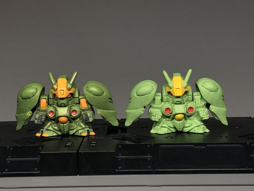 未塗装との比較になります、元々かなり良い出来です