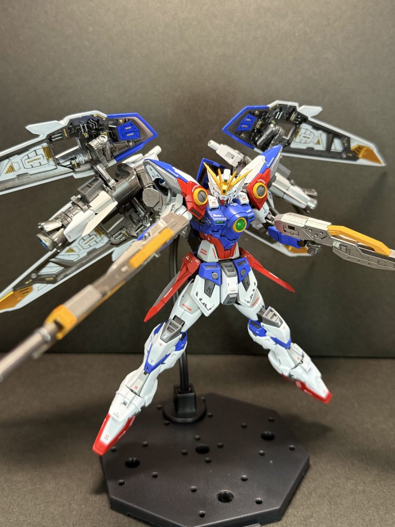 ポージング①バスターライフル2丁持ち