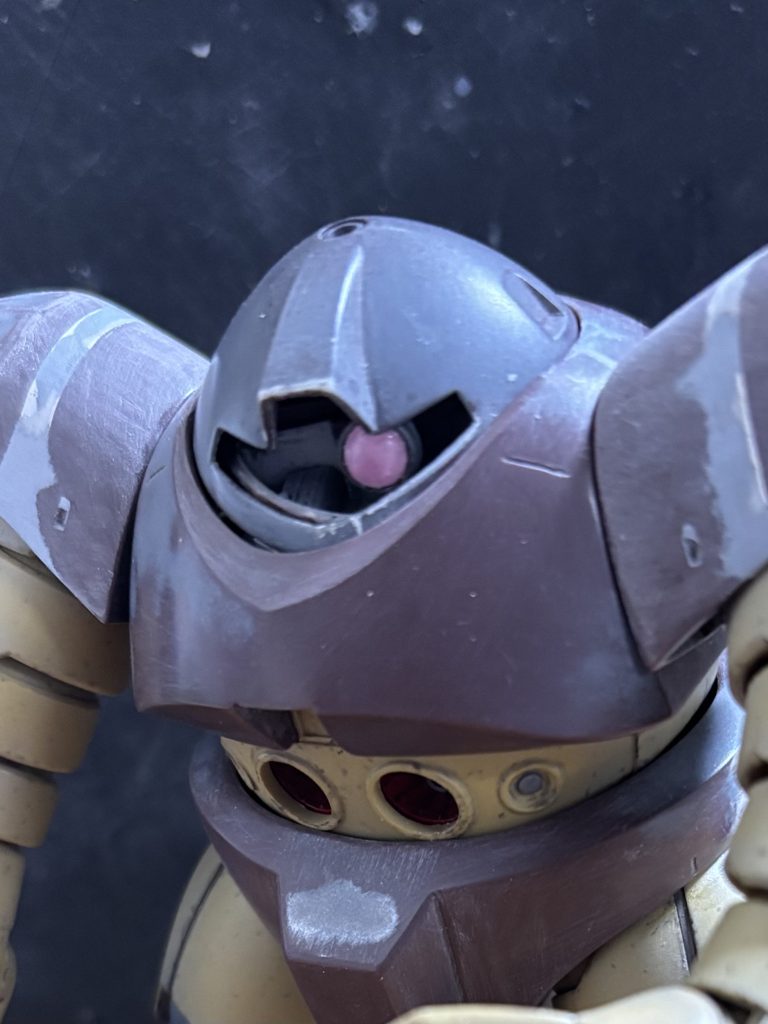 作品名：なんか気になって🤔<p>以前投稿したゴッグの頭がなんか気になって🤔 少し埋め込んでみました🛠️👍</p>
