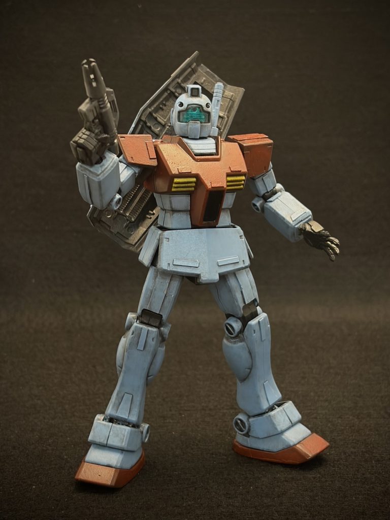 ジム 〜プラ板で合わせ目ごまかし