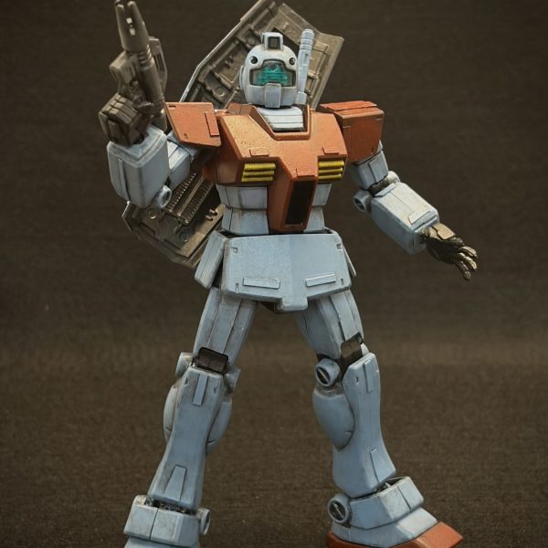 ジム 〜プラ板で合わせ目ごまかし