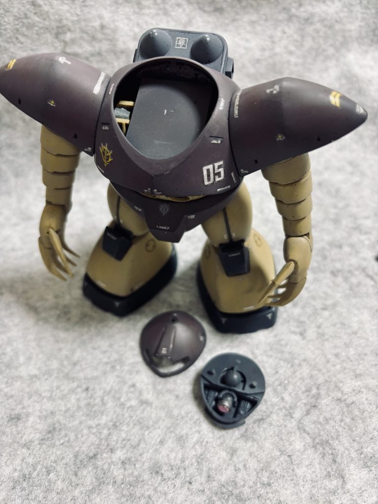 脳みそ🧠と胴体は回転中心にマグネット🧲を仕込んでいます🛠️