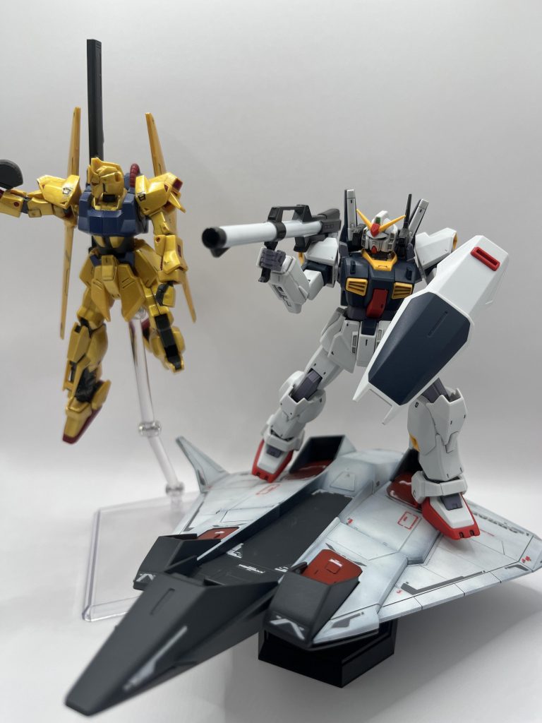 最後は大尉と一緒に。同時に作ったGディフェンサーも近いうちに投稿予定です。