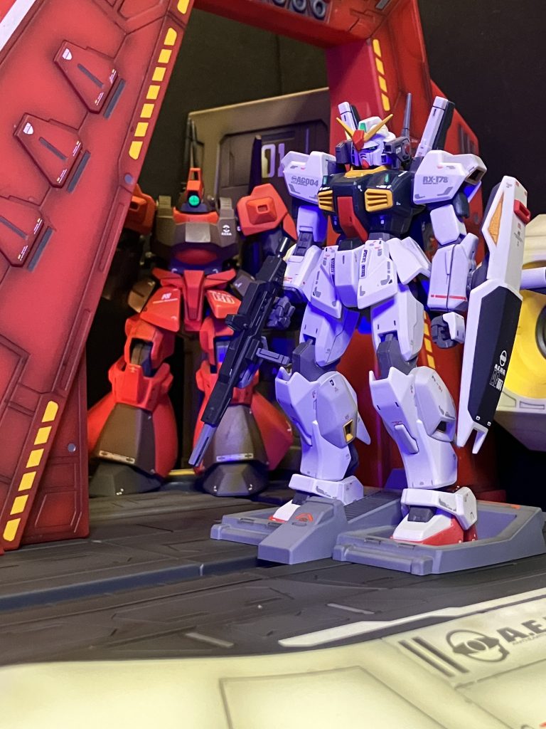 1/144 アーガマカタパルトデッキ組んで遊んでみた！！