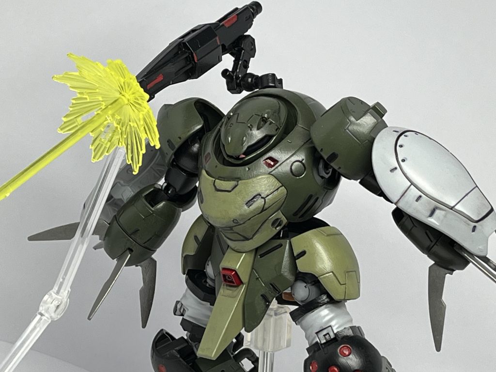 ショルダーキャノン『ハンガーごとMSを潰す！・根本がボールデンアームズのパーツなのでぐりぐり動きます！取り外し可(´∀｀)b