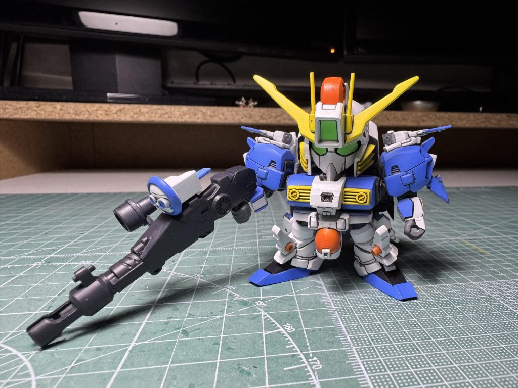 ビームスマートガンのレドームはBB戦士 ゼータプラスの物を改造して取り付けてますSガンダムにする際は取り外してできます