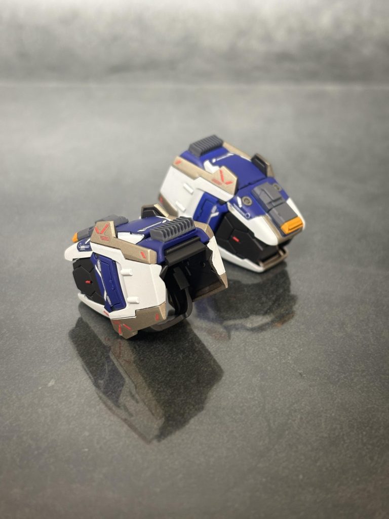 肩アーマースジボリ追加塗り分け3Dプリンターパーツ、シイタケモールド、エッチングを使用してディテールアップ　&nbsp;&nbsp;