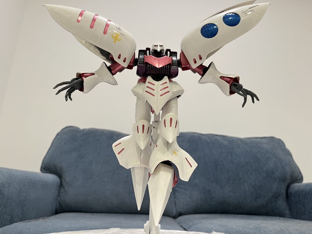 今でも大好きなPSPソフト「Gundam Battle Chronicles」よりキュベレイのSPアタックを再現してみました。HGのようなエフェクトパーツは存在しないことでファンネルの射出は無理です。