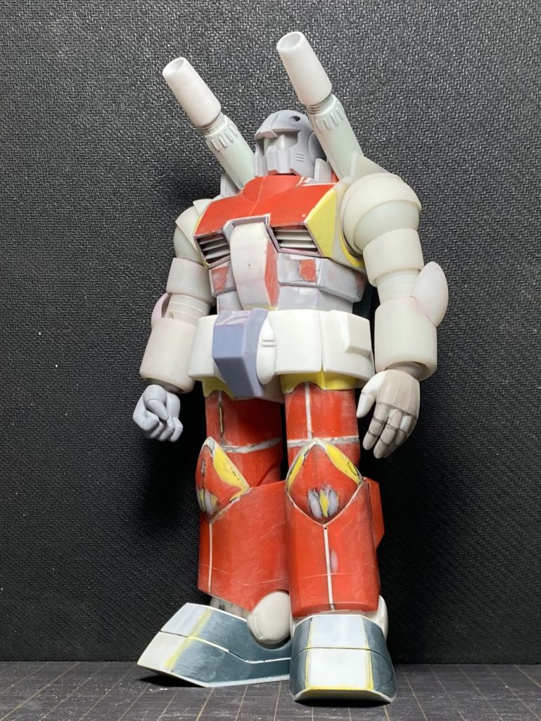 旧キット 1/100ガンキャノン–4枚目/制作者：寡作（カサク）