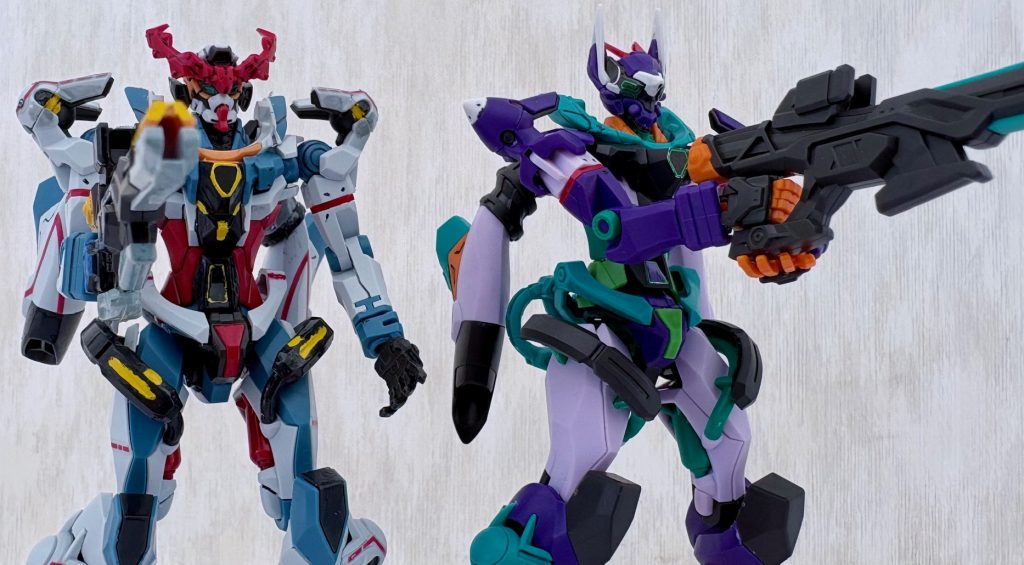 ジークアクスは本編だとほとんどビームライフルを使っていなかったので、改めて持たせると新鮮な印象を受ける。