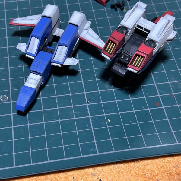 作業効率は悪いですが、いつもの全切りは辞めて、説明書の順番通りに組み立て塗装をしていきます。部品点数は多いし、モチベーションを保てなくなりそうなので、合わせ目処理は悩みますね。とりあえず、してません。（2枚目）