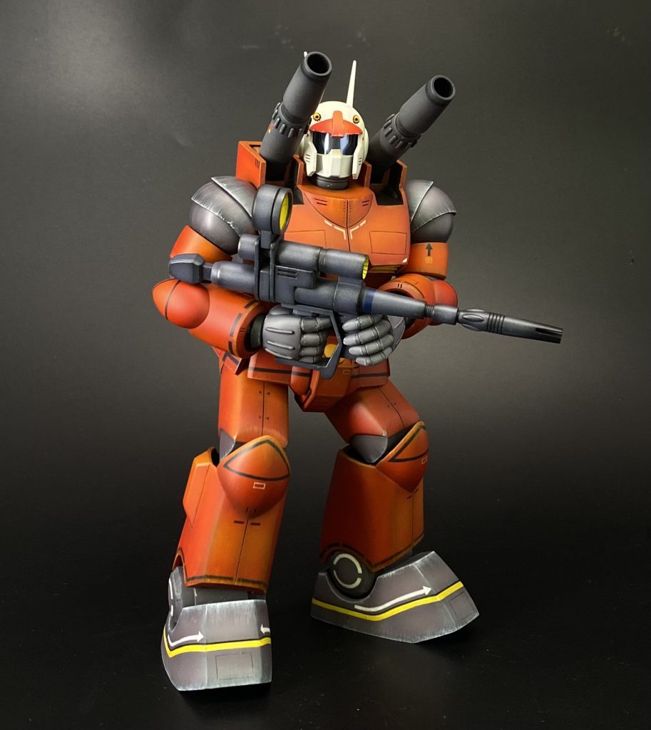 旧キット 1/100ガンキャノン–4枚目/制作者：寡作（カサク）