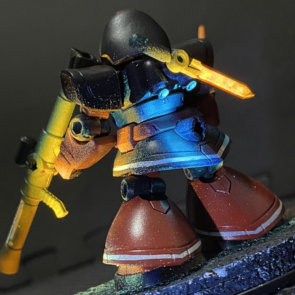 ブラックライトを当てた場合