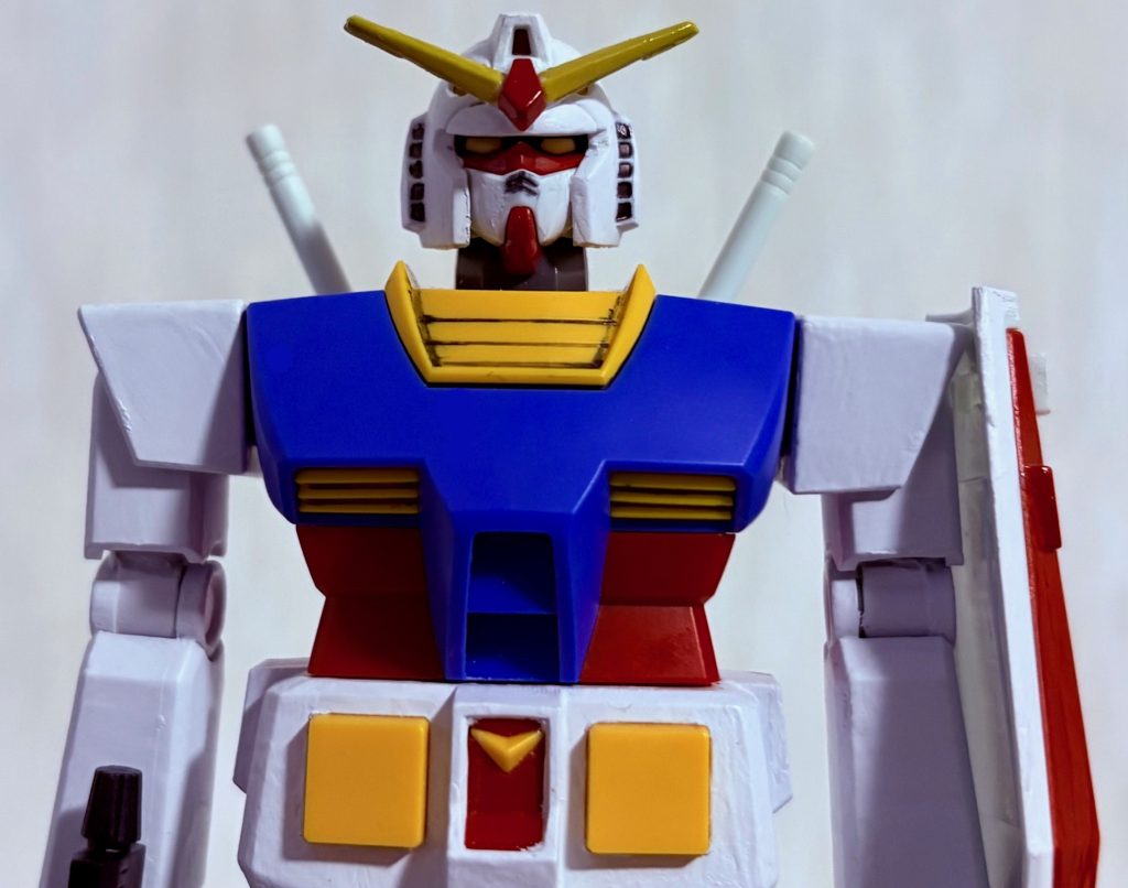 旧キットの腰のつなげ方。