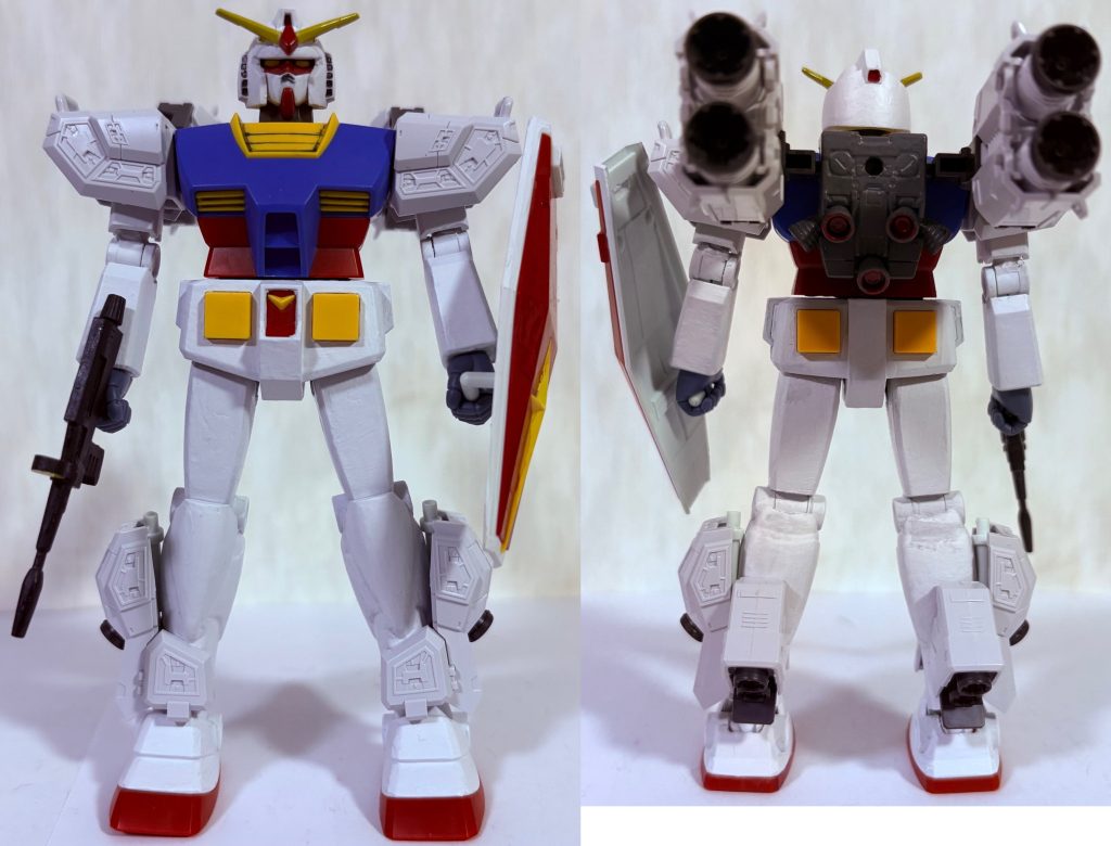 いちおう元々のビームライフルとシールドも持たせられる。