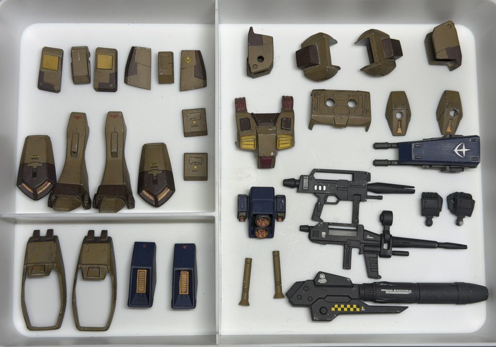 パーツの取り付けはネオジム磁石を多用してます。