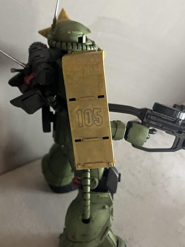 MS-06C-6  ザクⅡ  フレデリック・ブラウン機–4枚目/制作者：さーしースー