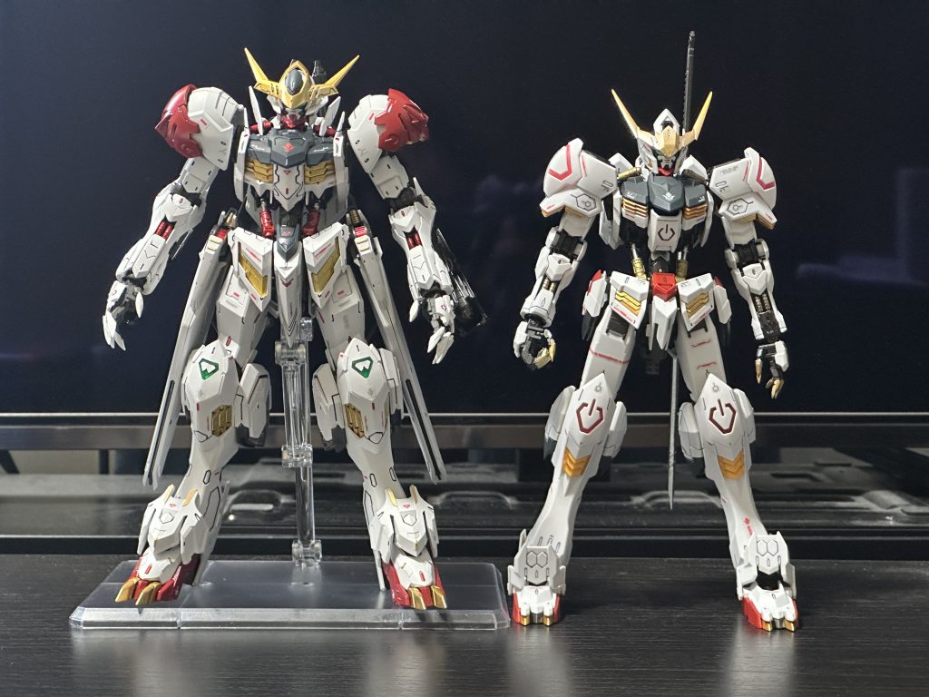 別で投稿してるバルバトスとツーショット。