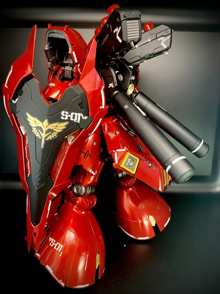 ラッカーに比べてキャンディ感は少ないですが、これはこれで良い感じ。写真ではわかりにくいですが、メタリック感はそこそこあって迫力を感じます。