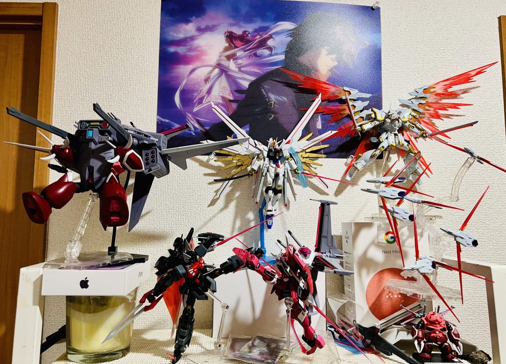 少しずSEED FREEDOM のガンプラが増えてきました😊デスティニーSPECII+ゼウスシルエットもまだ眠っているので早く組みたいですわ(。⊿°」∠)