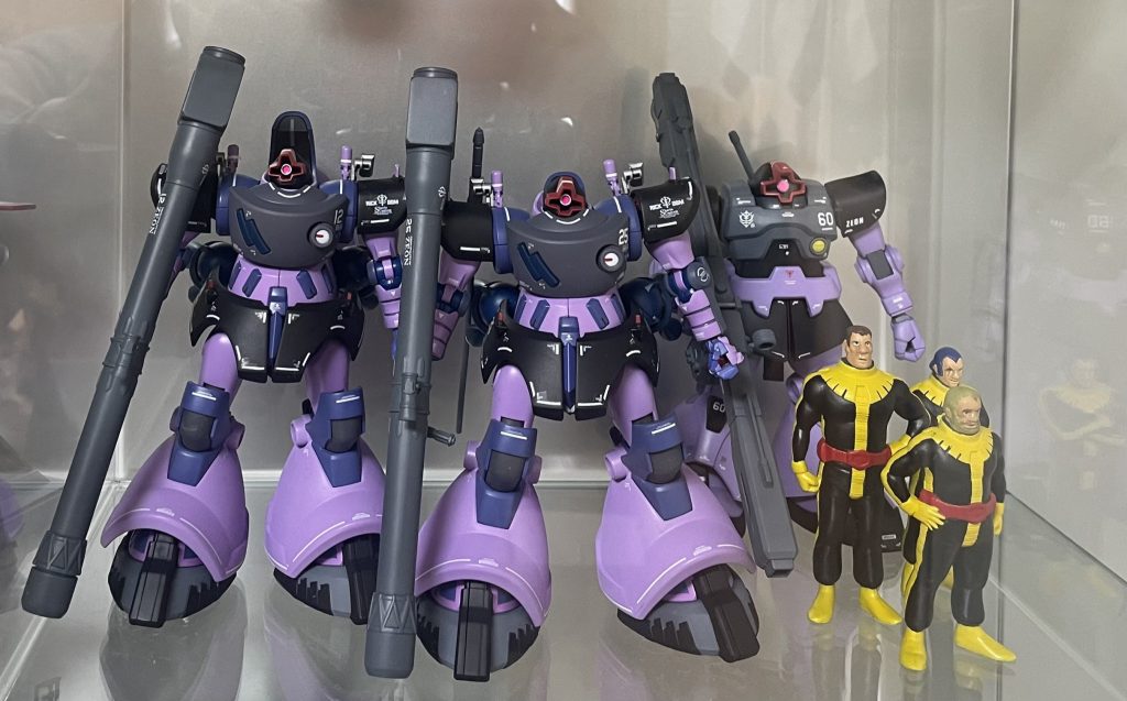 これでやっとリックドム三機同時制作から解放されますといっても、もう既に別の3個が同時制作中なんですが‥😅