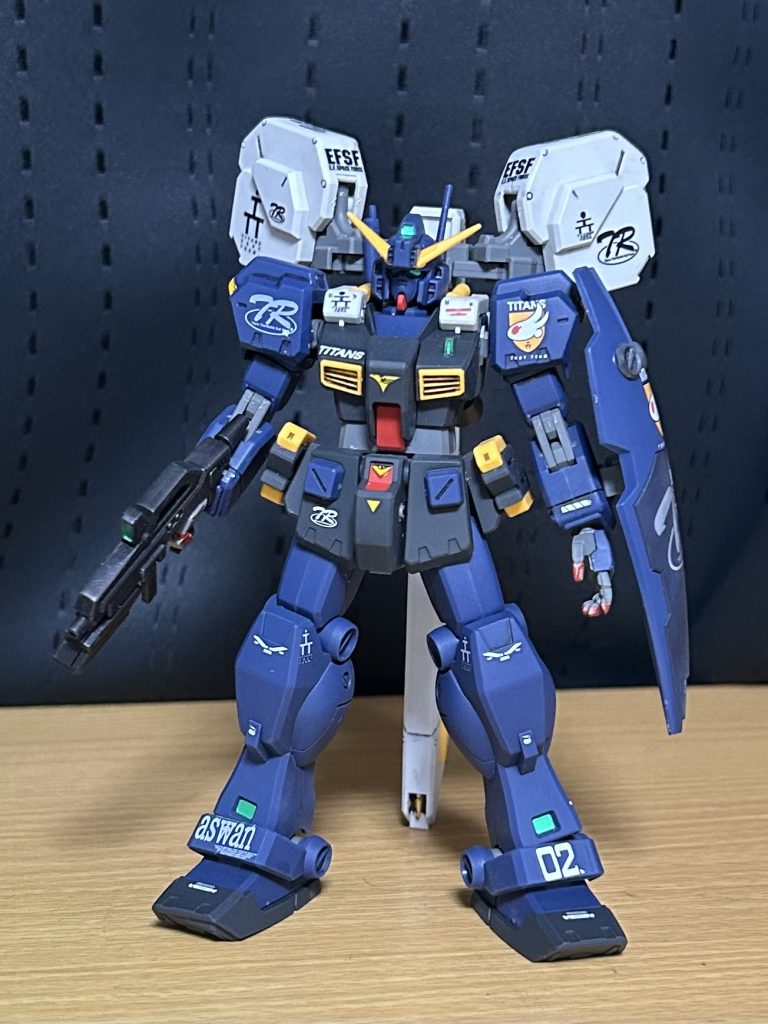 ウェザリング前、デカール完了時