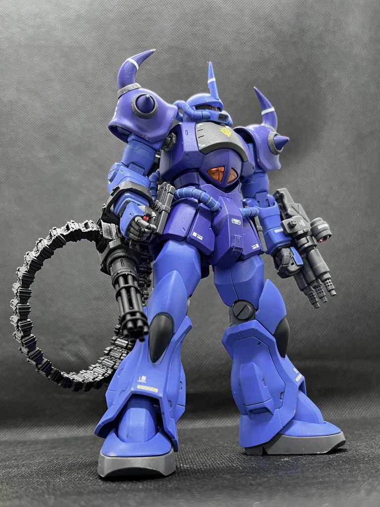 モノアイ消灯。このスイッチ切れた感もメカっぽくて好きです。