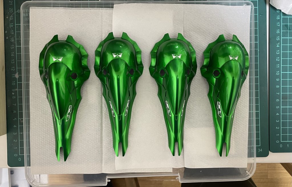 バインダーの表面処理は1枚あたり2時間ぐらいかかりました😓最後はコーティングポリマーで仕上げています。