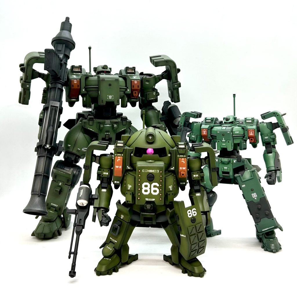 過去作… &nbsp;無印良品 1/100 ティエレンと1/144 RG風味 ティエレン。いや〜 やっぱイイわ ティエレン😍